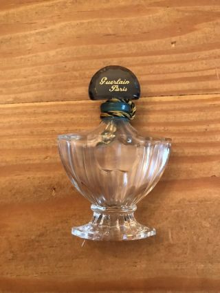 Vintage Shalimar Guerlain Paris Perfume Bottle Mini Bottle Empty