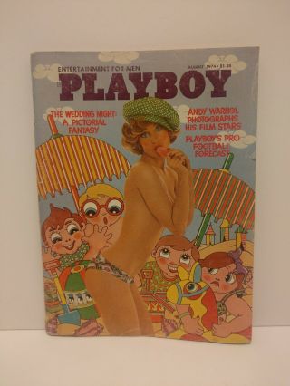 Playboy - August,  1974 Vintage Magazinevol.  21.  No.  8 - August.  1974