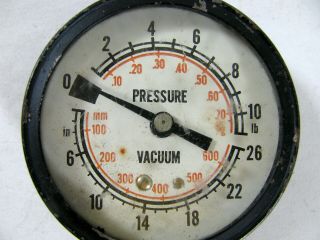 Vintage Pressure Vacuum Gauge for Display or Steampunk 4