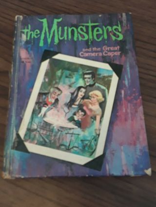 Vintage The Munsters And The Great Camera Caper Hc Book Whitman 1965