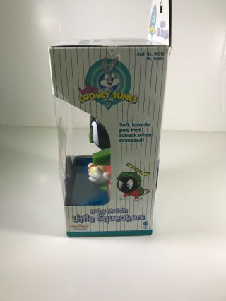VINTAGE:1997 BABY LOONEY TUNES BABY MARVIN,  LITTLE SQUEAKERS SOFT BATH TIME PALS 4