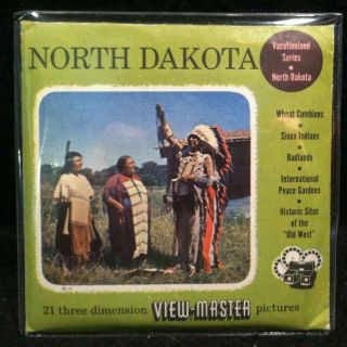 Vintage View - Master Reels Set North Dakota Sioux Indians,  Badlands