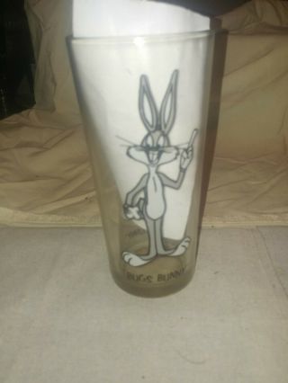 Bugs Bunny Looney Tunes Collectible Pepsi Glass 1973 Warner Bros.  Vintage