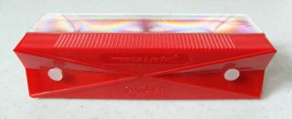 Vintage Realistic Ioniser Anti - Static Vinyl Record Cleaning Brush Red