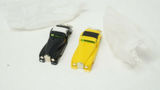 2 Afx Aurora Vintage Rolls Royce Black And Yellow Bodies W Wrappers