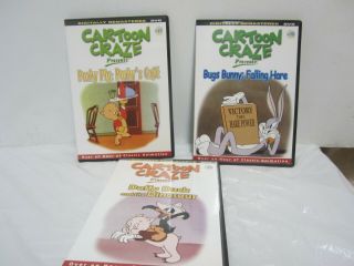 3 Dvds Of Vintage Cartoons,  Daffy Duck,  Bugs Bunny,  Porky Pig