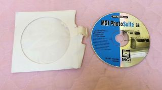 Vtg Mgi Photosuite Se Program Disc Windows 3.  X 95 Nt Macintosh Multi Language