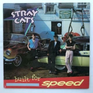 Stray Cats Built For Speed Lp Ex/nm Vintage 80s Vinyl