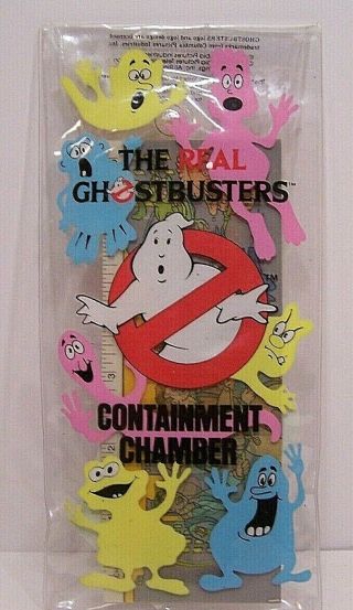 Vtg 1987 Ghostbusters Eraser Ruler Sketch Pad Mcdonalds Toy School Pencil Pack