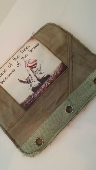 Vintage Addiction Home Of The Zip Case Recycled Military Canvas 13 " Inspire