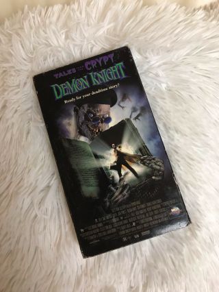 Vintage 1995 Vhs Tape Tales From The Crypt Demon Knight,  Billy Zane,  Pre - Owned