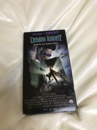 Vintage 1995 VHS Tape Tales From The Crypt Demon Knight,  Billy Zane,  Pre - Owned 2