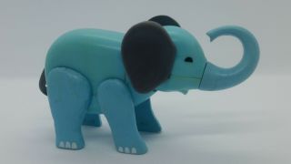 Vintage Fisher Price Little People Circus Train Blue Elephant 1973