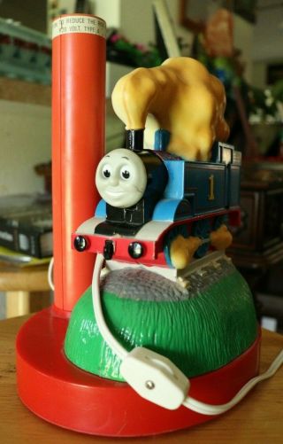 Vintage Thomas The Tank Engine Train Table Lamp Happiness Express Inc