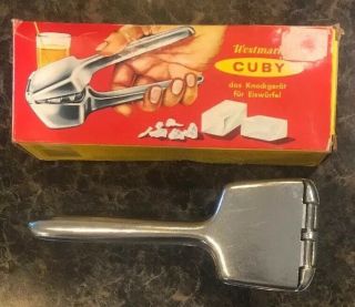 Vintage Westmark “cuby” Made In Germany Solid Aluminum 7 " X3”