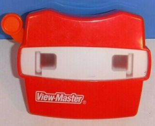 Vtg View Master 3d Fisher Price Red With Orange Handle Euc