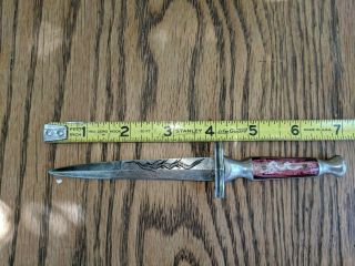Vintage Oriental/asian Dragon Dagger - Type Knife