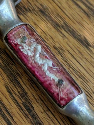 Vintage Oriental/Asian Dragon Dagger - type Knife 3