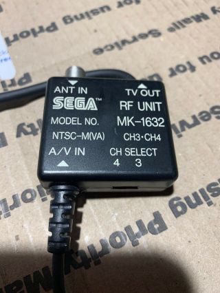 Rf Switch Mk - 1632 For Sega Genesis Vintage With Switch Channel