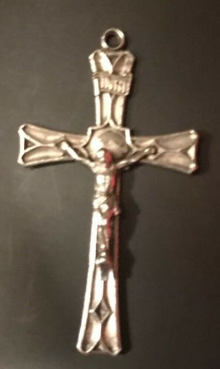 Vtg Elco 925 Sterling Silver Crucifix Cross