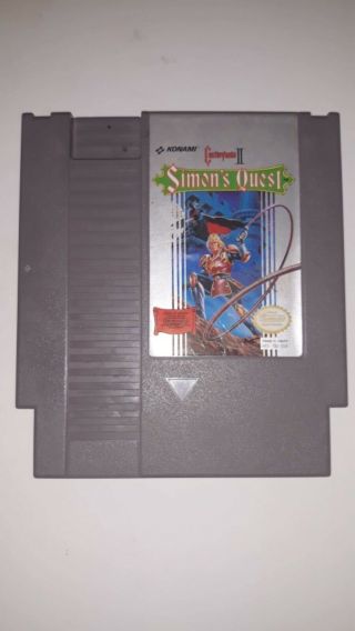 Castlevania Ii Simon’s Quest Vintage Game Cartridge (nintendo Nes)