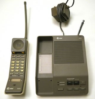 At&t Cordless Phone 5352 Speaker 2 Line Vintage