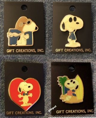 Snoopy Lapel Pin Pick A Pin Add To Cart 1990s Vintage By Gift Creations
