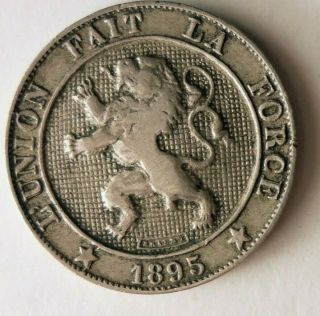 1895 Belgium 5 Centimes - Great Coin - - Premium Vintage Bin 6