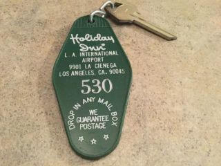 Vintage Holiday Inn Hotel Room Key Fob 530 L.  A.  International Airport Los Angele