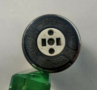 Vintage Wirt AC Voltage Regulator Plug in Unit Dial on Top Steampunk 4