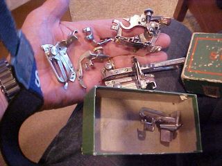 Vtg Singer Sewing Machine Attachments old box,  8 - 10 items,  1930 ' s 3