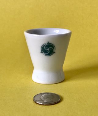 ⭐️vintage Porcelain Deep Teal Bauscher Weiden Bavaria Germany Toothpick Holder