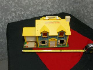Vintage 1969 Fisher Price No.  952 Little People Play Family House Playset