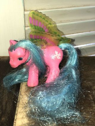 Vintage 1988 G1 Hasbro My Little Pony Baby Summer Wing Sky - Dancer Butterfly Wing