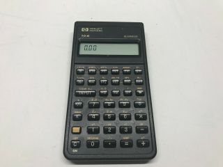 Vintage Hp Hewlett Packard 10b Business Calculator And