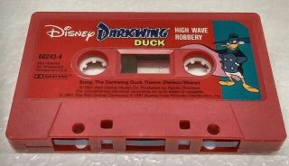 Vintage 1991 Disney Darkwing Duck High Wave Robbery Audio Cassette Tape Only