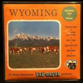 Vintage View - Master Reels Set Wyoming Yellowstone Park,  Devil 