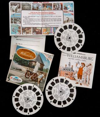 Vintage View - Master Complete (3 Reels) Williamsburg,  Va With Booklet