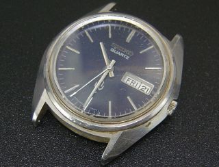 " For Repair Parts " Seiko Quartz Vintage Mens Watch 3803 Movement Reloj Montre