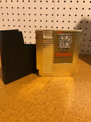 Vintage Nintendo Nes Gold Case Edition The Legend Of Zelda Game & Case