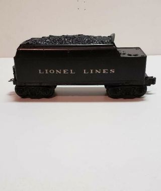 Vintage O Scale Lionel Trains Tender Car All Plastic No Box 1950s