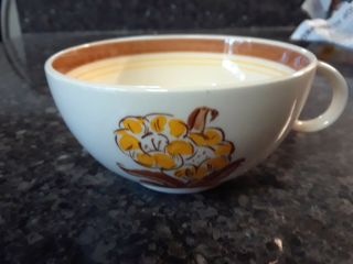 Vintage Vernon Kilns Gayle Turnbull Hand Painted Coffee Cup