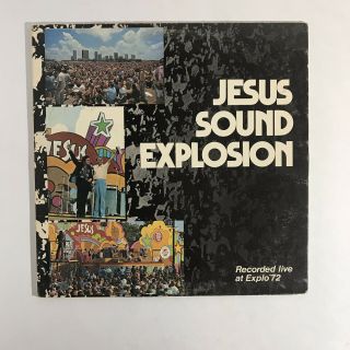 Jesus Sound Explosion Vinyl Lp Record Live Vintage 1972 Johnny Cash Billy Graham