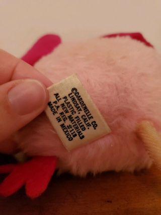 Pillow Pet Dakin Mouse Pink Color Felt Vintage Plush Toy 5