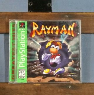 Rayman Sony Playstation - 1 Ps1 Cib Complete Vintage Video Game Disc