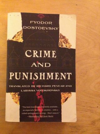 Crime And Punishment:dostoevsky Pevear & Volokhonsky Translation [vintage)