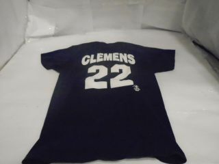 York Yankees Roger Clemens Vintage Jersey Tshirt Boys Small Size 6 - 8