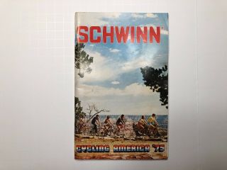 Vintage Schwinn Bicycle Cycling America 1975 Sales Brochure