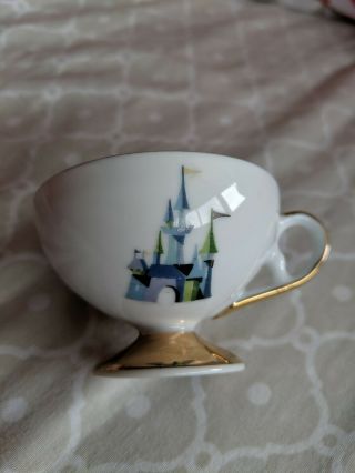 Vintage Disney Tinkerbell Tea Cup Castle Disneyland Walt Disney Productions 2