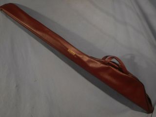 Vintage 40 " Bronson Rod And Reel Lined Case With Reinforced Support Spine